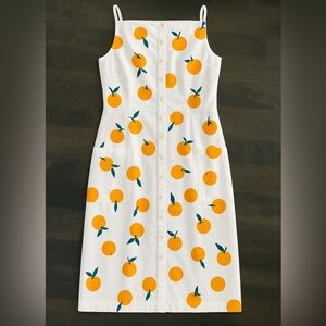 Maeve by Anthropologie Orange Print Sleeveless dress